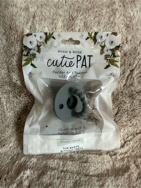 Ryan & Rose Cutie Pat Pacifier — Slate Color